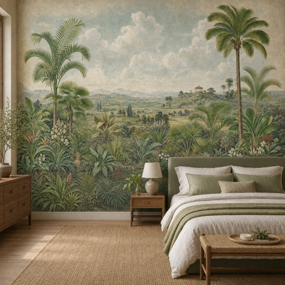 Cloudy Sky Wallpaper Overcast Gray Removable Wall Decor