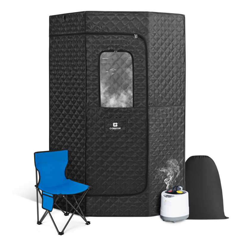 Sauna à vapeur traditionnel avec télécommande Cosvalve, Gris