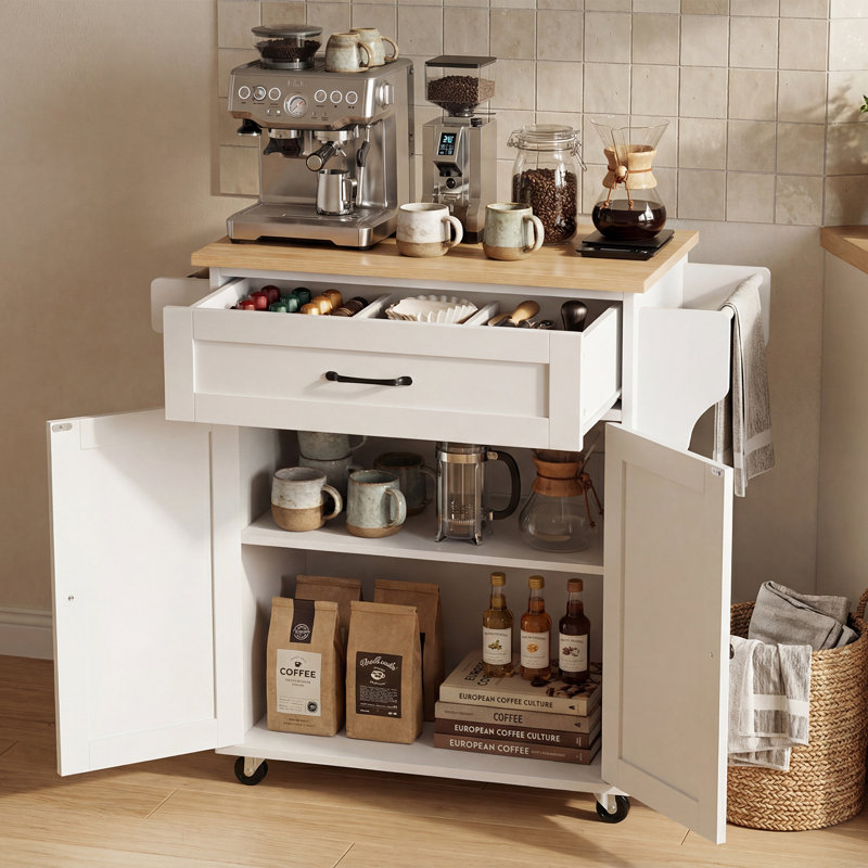 Wood Kitchen Cart
