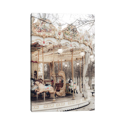 Paris Carousel X by Grace Digital Art Co - Wrapped Canvas Print