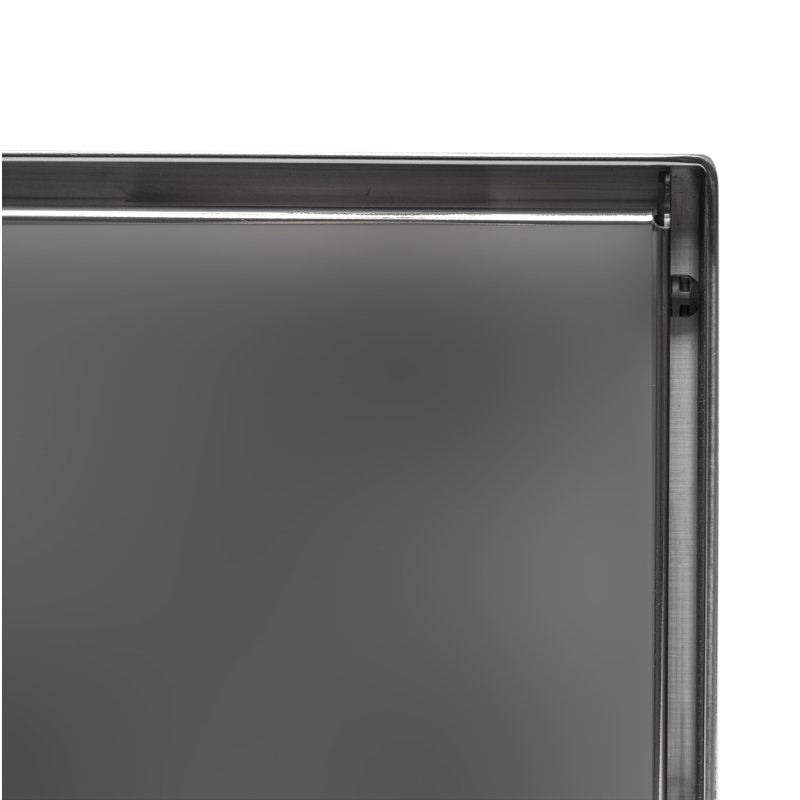 5.25'' W Grid, Polished Stainless Steel