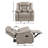 Folger Faux Leather Recliner