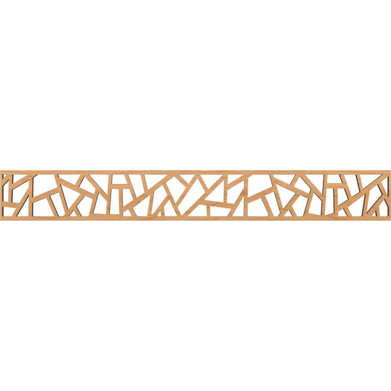 Moulure en bois Harrisburg, H 6 po x l 46,5 po x P 0,375 po, Érable