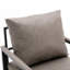 Chaise d'appoint moderne en similicuir avec structure en métal thermolaqué-1142742959