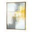 «Gray and Yellow Blue Abstract», reproduction d'art sur toile-51146027-51146028