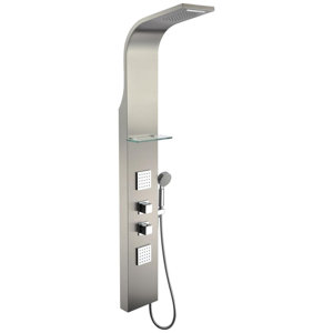 Niagara 64" Shower Panel with Fixed Shower Head