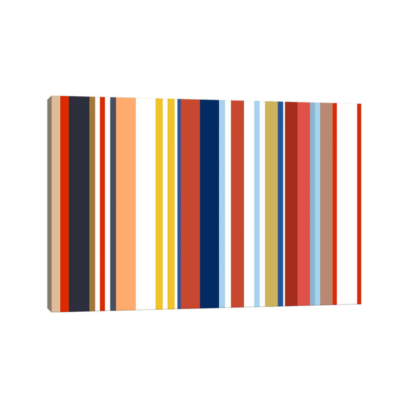 Retro Hemptons - Wrapped Canvas Print