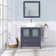 Karson 30'' Single Bathroom Vanity with Engineered Marble Top with Mirror