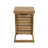C-Shape End Table  Brown