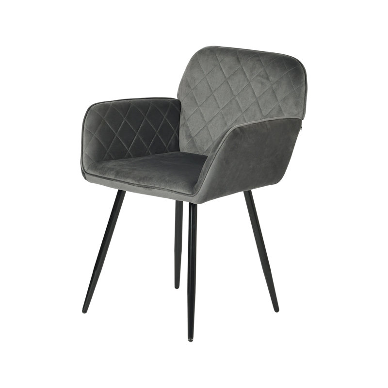 47cm H Velvet Upholstered Dining Chair