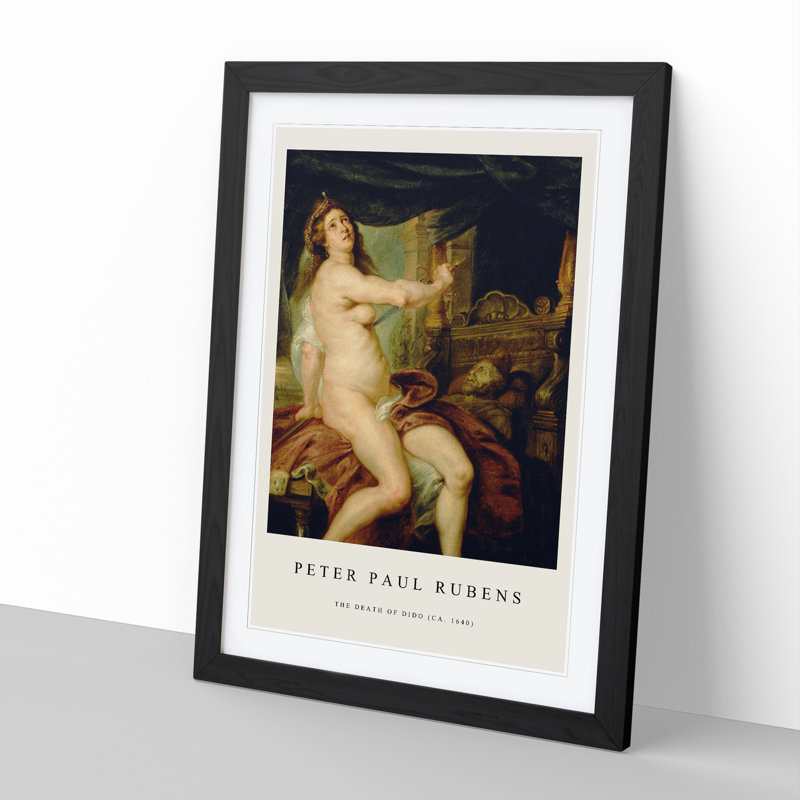 Sacrificing Dido by Peter Paul Rubens - Picture Frame Graphic Art, 65cm H x 48cm W x 2cm D