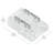 6T Series Tape Light COB Dry Tunable Tape to Wire Clear Crimp Connectors 5-Pack