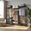 Supports spacieux pour vêtements et vêtements, rangement de maison moderne réglable en métal