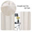 Paire de rideaux semi-transparents en polyester avec passe-tringle Joe -187810564-187810586