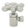 LA-Style Pedestal Sink Kit with P-Trap, Supply lines, Flanges and Cross Handle Angle Stops