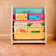Wooden Canvas Sling Magazine Bookcase