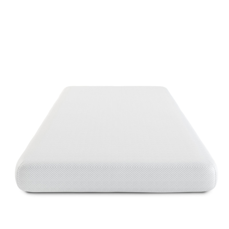 Matelas pour enfant en mousse à mémoire de forme simple de 5 pouces Napqueen (plusieurs couleurs disponibles: blanc, bleu, gris, rose)