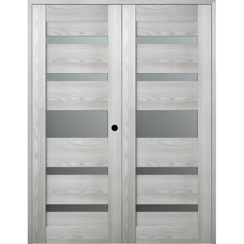 Porte française Avon 07-05, 35,5 po x 79,38 po, Chêne Veralinga, À gauche