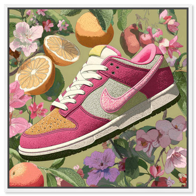 Sneaker Lost Fashion Art Canvas Print by Art Remedy