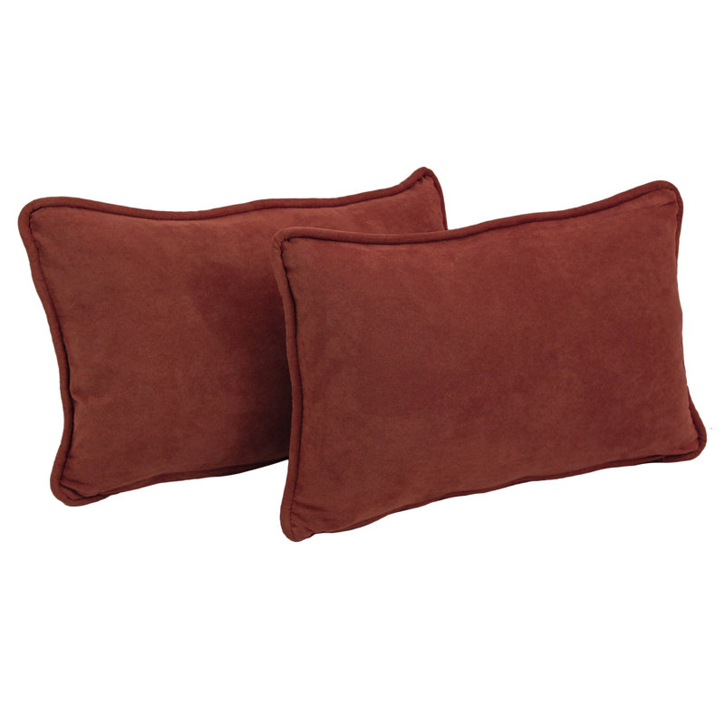  Housse et coussin rectangulaire, Vin rouge