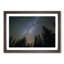 The Milky Way Above a Forest in Abstract - Picture Frame Graphic Art Print-55763575-55763576