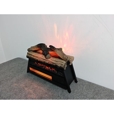 23 Inch Electric Fireplace Insert, Infrared Heater, 3D Log , 1500W Power, 5000 Output, Adjustable Flame, 11 Temp Settings, Remote, Safe For Fireplace, Insert , Flame Brightness, , Indoor Space