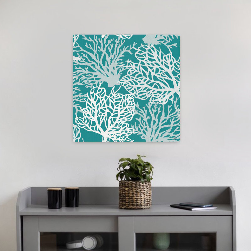 Motif océanique, art côtier, H 18 po x l 18 po