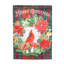 Merry Christmas Cardinal Moire Garden