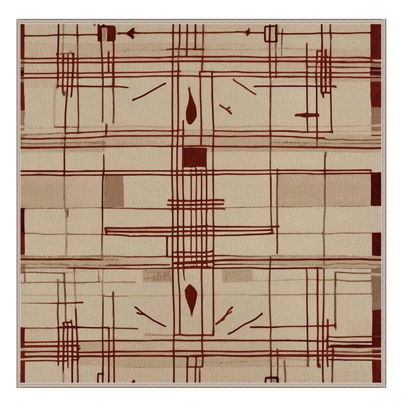Diagonal Drift Rug, Square 4'