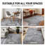 Tapis gris foncé / blanc Willington-1020955688