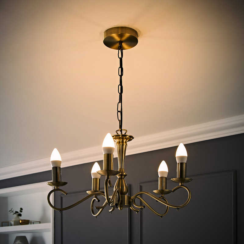 Laureano 5 - Light Candle Style Chandelier