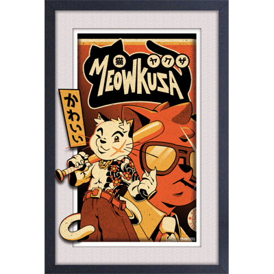 Ilustrata - Meowkusa 11 x 17 sous plexi, affiche encadrée