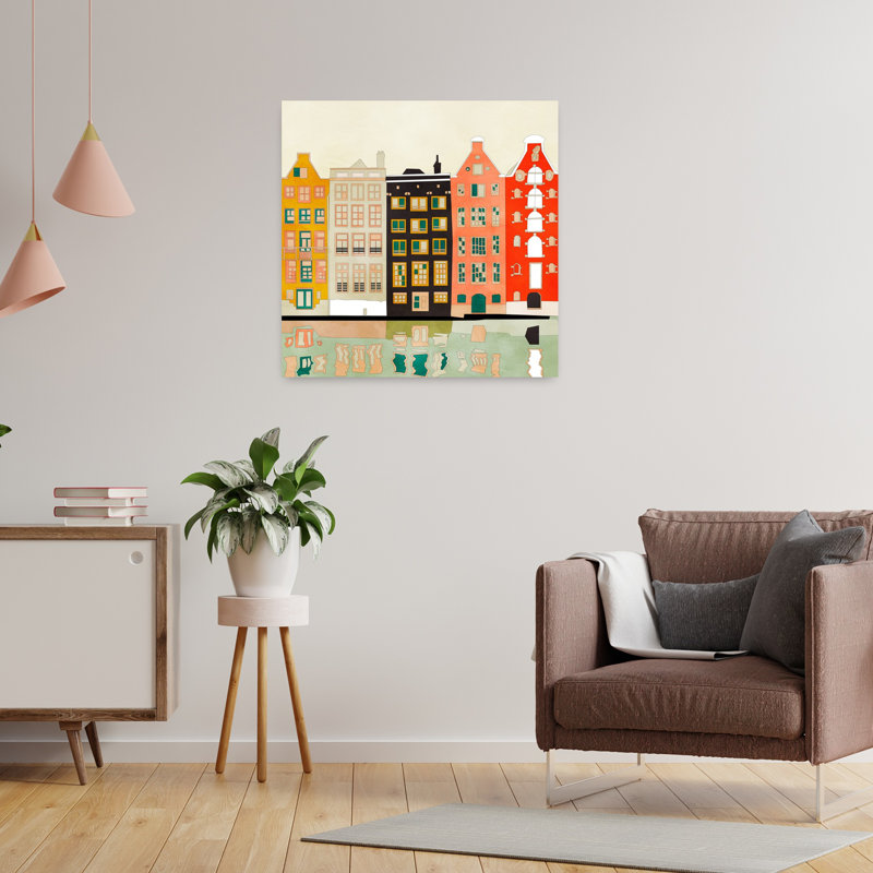Art contemporain, architecture contemporaine, art urbain, H 24 po x l 24 po