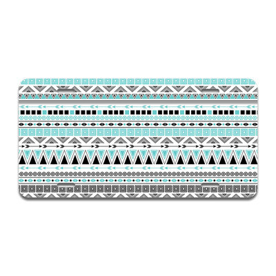 Cadre en aluminium tribal turquoise