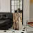 Square Faux Marble and Concrete End Table-183224223-183224209