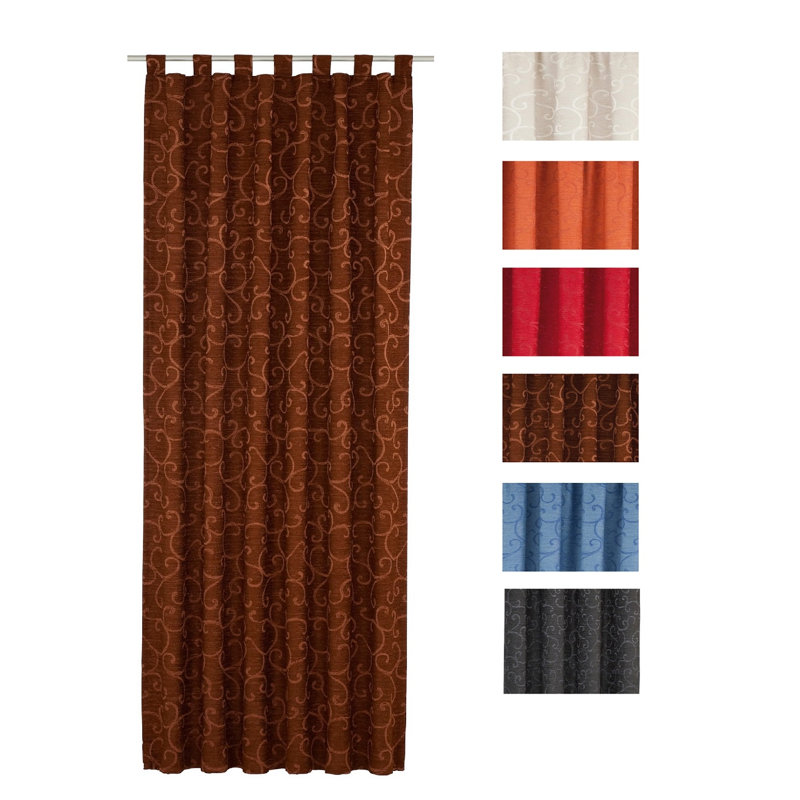 Siglerville Blackout Tab Top Curtain Panel, Beige, 132 W x 175 D cm