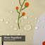 Mignon rideau de douche orange bonbon avec 12 crochets-915166960