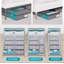 Contenants de rangement réglables sous le lit avec double couche, fenêtre transparente et côtés renforcés-1698955737-1698955738