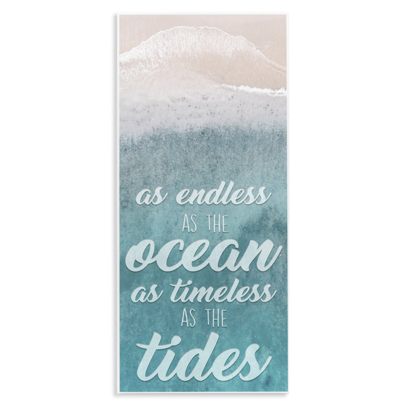 Plaque murale Endless Ocean Timeless Tides, design par Marcus Prime