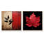 Red Red Ruby Reduction - ensemble de 2 feuilles carrées-2060537673-2060537674