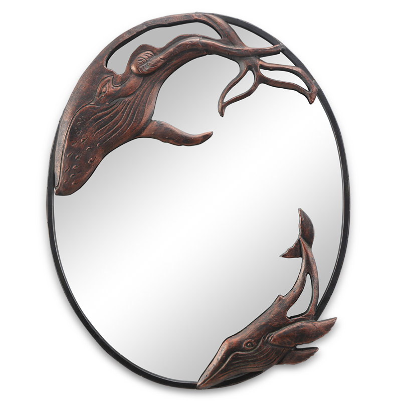 Miroir mural Whale