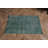 Handwoven Vintage Turkish Rug in Green Ideal for Entryway Decor and Small Area Coverage