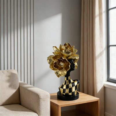Artistic Decor Sculpture，Elegant Accent For Home & Office Spaces