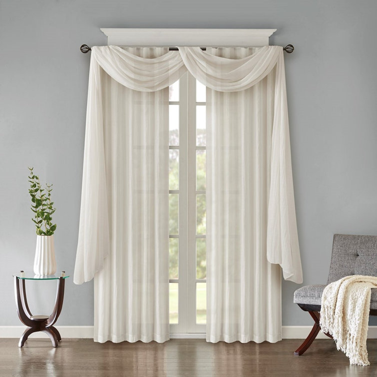 Angelos Sheer Curtain Single Panel
