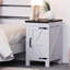 Table de chevet blanche Abeel