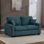 2 Seater Linen Blend Sofa Bed-1197170944
