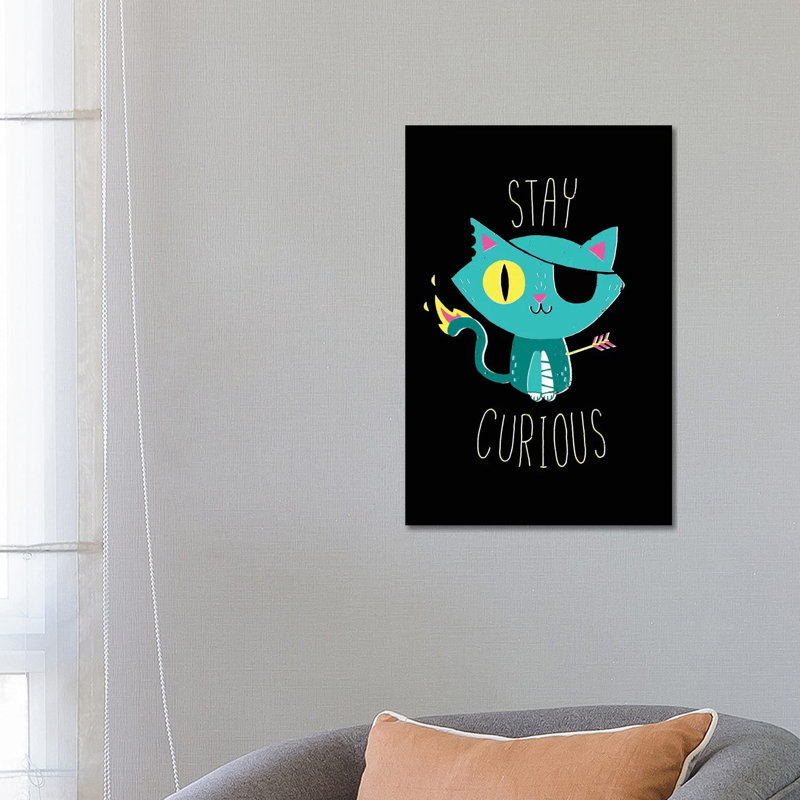 Stay Curious by Michael Buxton - Wrapped Canvas Print, 66.04 cm H x 45.72 cm W x 1.91 cm D