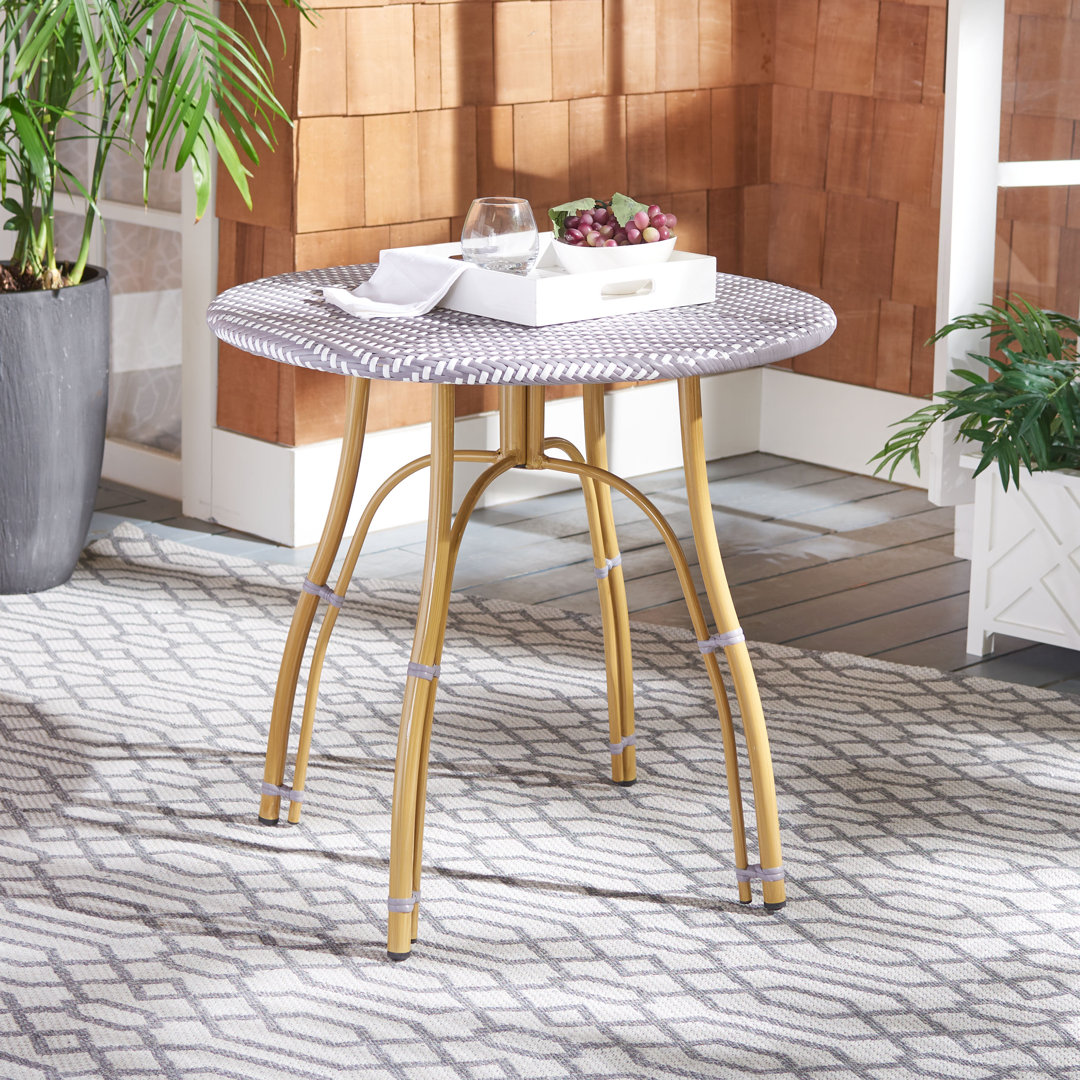Laraine Wicker/Rattan Bistro Table Breakwater Bay Table Top 