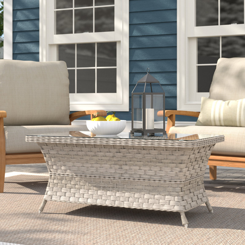 Sky Rectangular Outdoor Coffee Table , 42'' in. W 24'' in. D