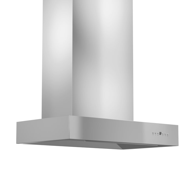 48" Professional Outdoor 700 CFM Ducted Wall Mount Range Hood in Brushed 304 Stainless Steel